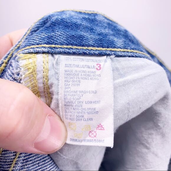 VINTAGE Y2K Tommy Jeans Low Rise Embroidered Flared Jeans Womens Size 3 - Picture 11 of 11